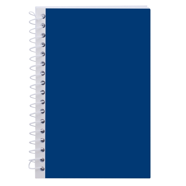 Navy Blue color option for 5x7 Spiral Bound Jotter Pad