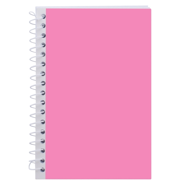 Pink color option for 5x7 Spiral Bound Jotter Pad
