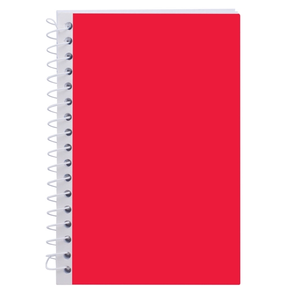 Red color option for 5x7 Spiral Bound Jotter Pad