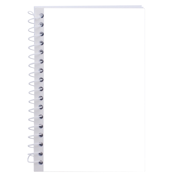 White color option for 5x7 Spiral Bound Jotter Pad
