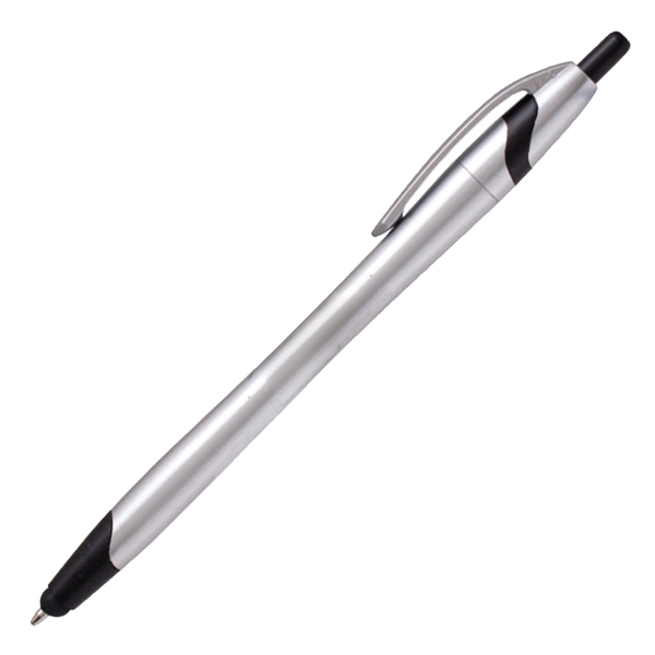 Silver-Black color option for Classic Custom Stratus Medium Ballpoint Pen
