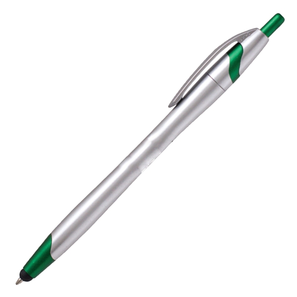 Silver-Green color option for Classic Custom Stratus Medium Ballpoint Pen