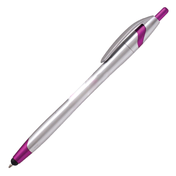 Silver-Purple color option for Classic Custom Stratus Medium Ballpoint Pen