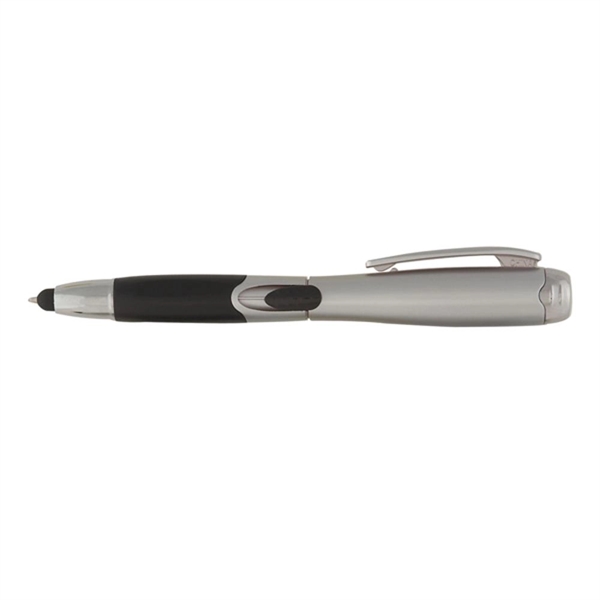 Black color option for Custom Scriptor Stylus Pen With Compact Led Flashlight