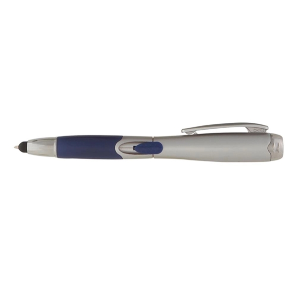 Blue color option for Custom Scriptor Stylus Pen With Compact Led Flashlight