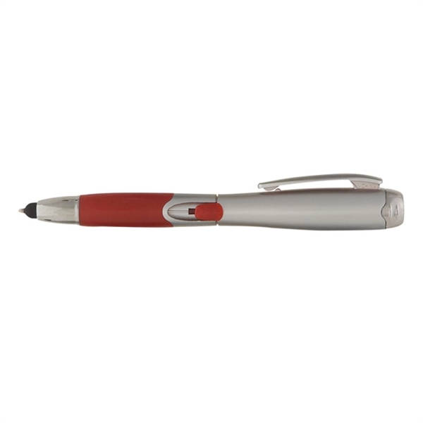 Red color option for Custom Scriptor Stylus Pen With Compact Led Flashlight
