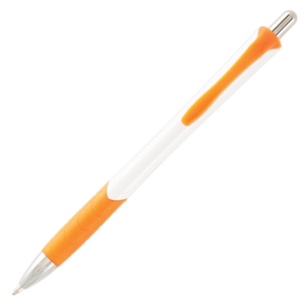 Orange-White color option for The Elegant Ved Pen