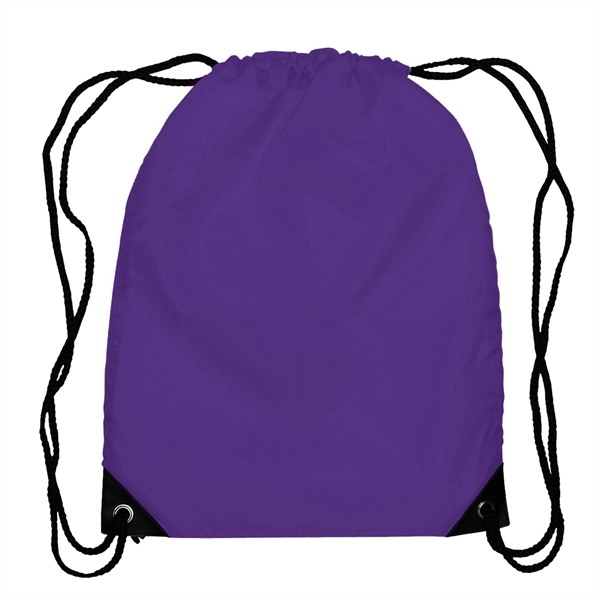 Purple color option for Broadway   Drawstring Backpack