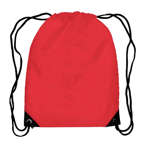 Red color option for Broadway   Drawstring Backpack