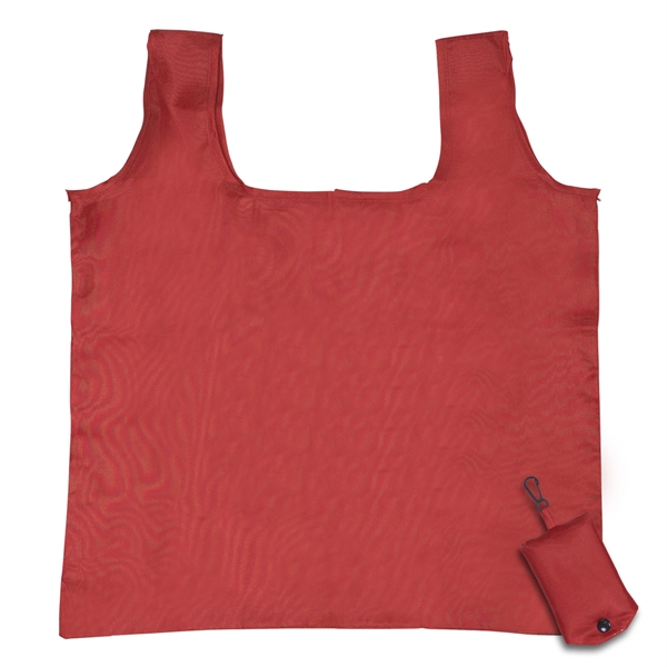Red color option for Margo Foldaway Shopping Tote Bag