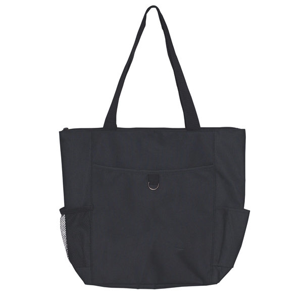 Black color option for Stylish Premium Tote Bag For Your Office Essentials