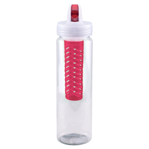Translucent Red color option for Water Bottle And Infuser