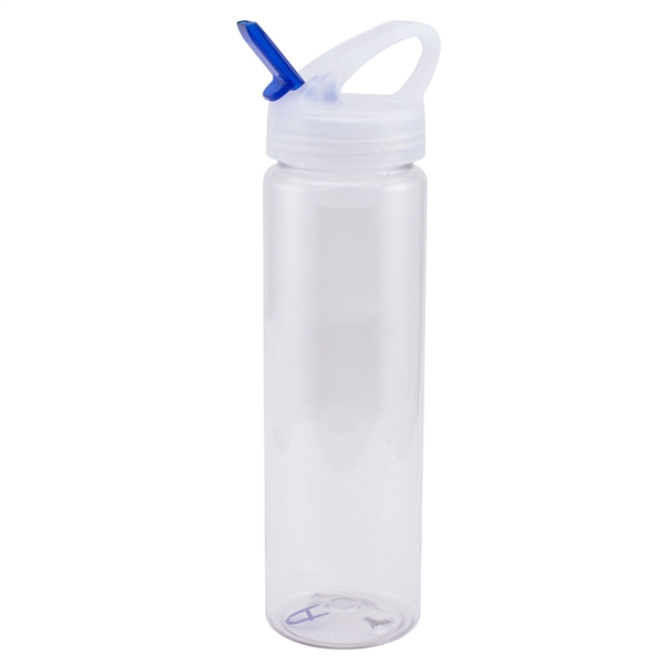 Clear-Translucent Blue color option for Durable 25 Oz. Water Bottle