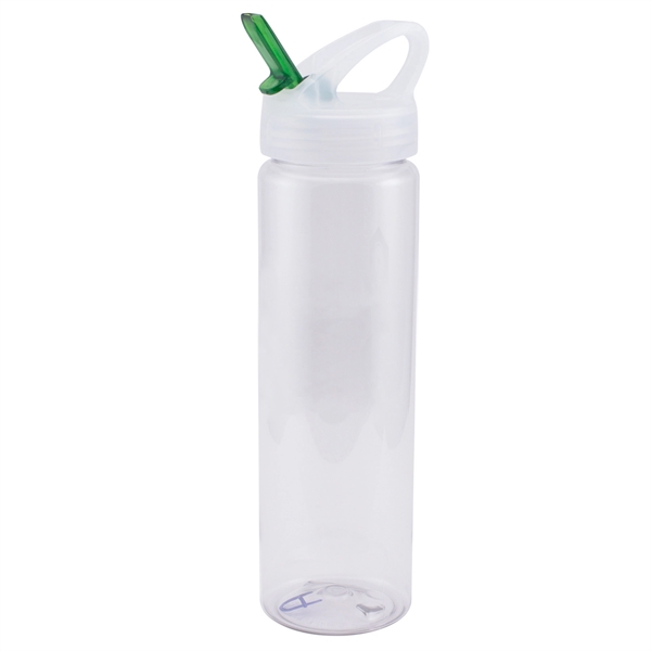 Clear-Translucent Green color option for Durable 25 Oz. Water Bottle