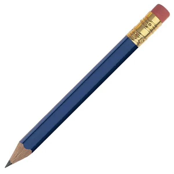 Navy Blue color option for Hex Shaped Golf Pencil With Eraser