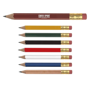 Photo of Hex Shaped Golf Pencil With Eraser