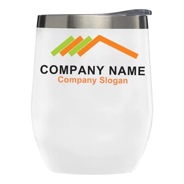 White color option for 11 Oz. Double Wall Vacuum Insulated Wine Cup