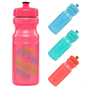 Photo of Bright Colored 24 Oz. Fitness Water Bottle