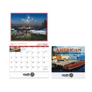 Photo of Colorful Patriotic Hanging 2020 Wall Calendar