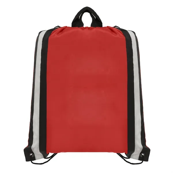 Red color option for Sleek Prevair Drawstring Backpack