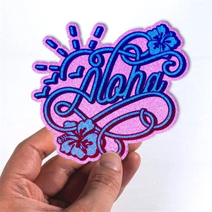 Photo of Custom Die   Cut Glitter Stickers