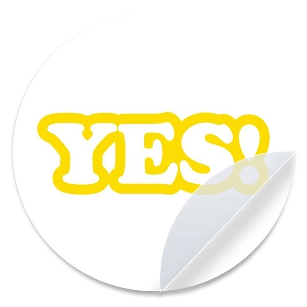 White color option for Custom White Vinyl Decal