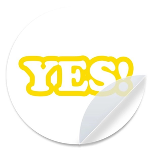 Photo of Custom White Vinyl Decal