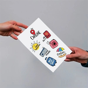 Photo of Matte White Vinyl Sticker Pages