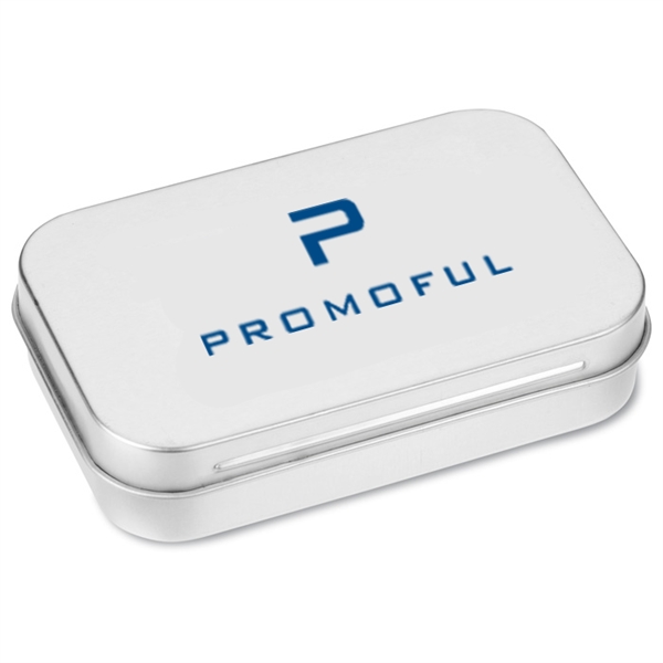 Silver color option for Rectangle Tin Mini Mints