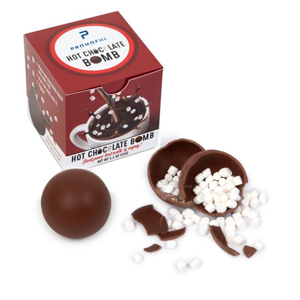 White color option for Full Color Box With Hot Cocolate Bomb