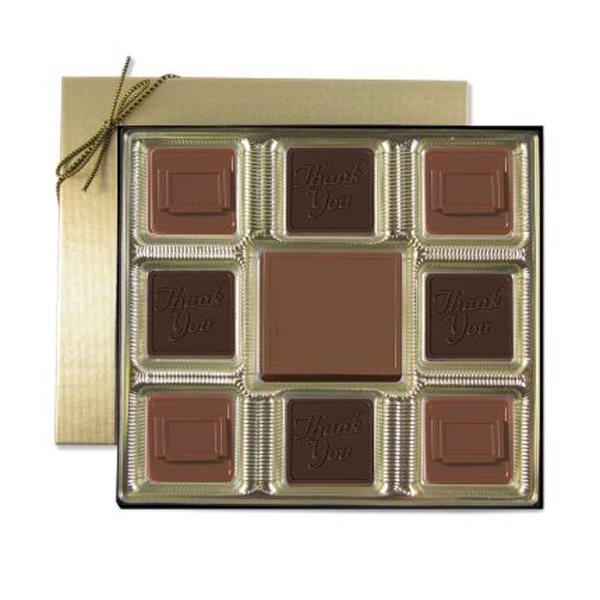 Gold color option for Custom Chocolate Specials Gift Box (6 Oz.)