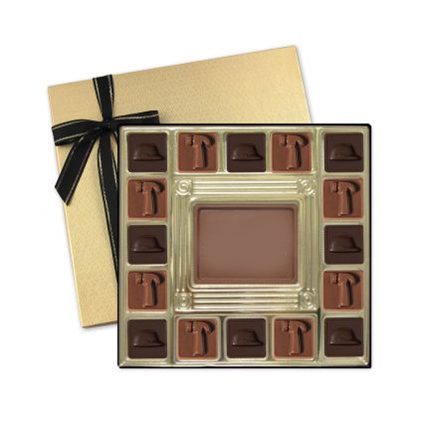Gold color option for Custom Chocolate Specials Gift Box (13 1/2oz.)