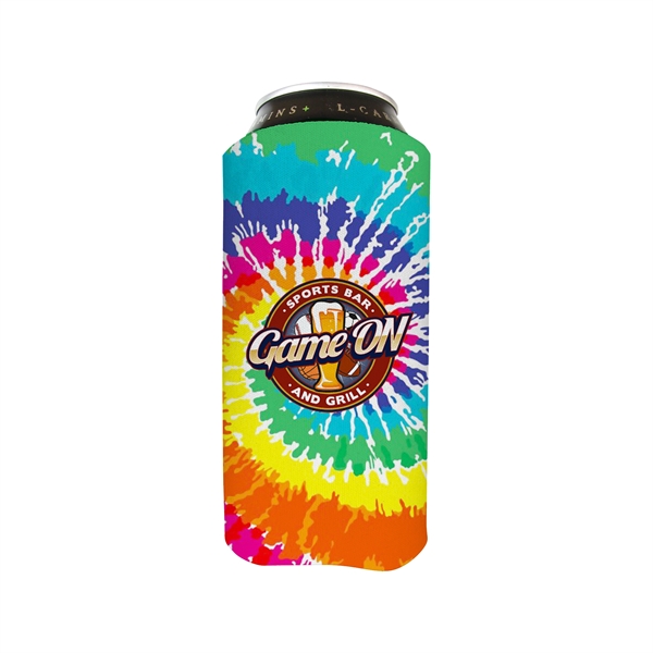 White color option for 24oz Full Color Can Cooler
