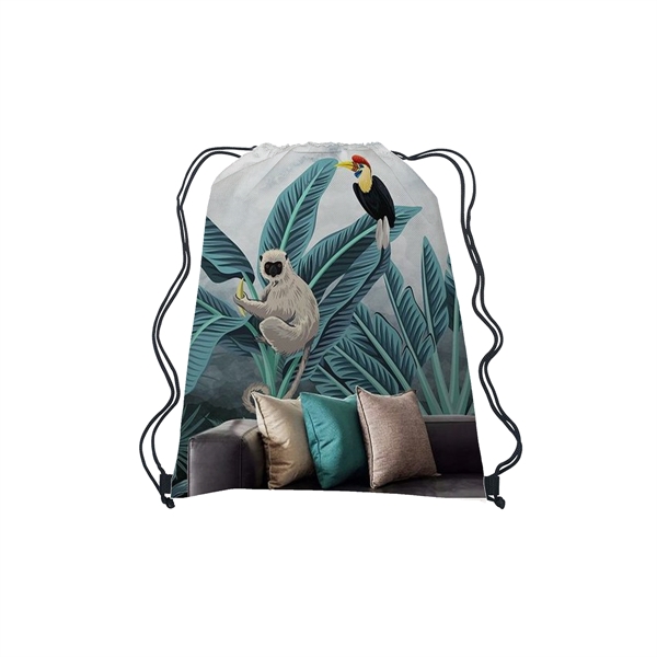 Multi Color color option for 16" X 18" Full Color Canvas Drawstring Backpack