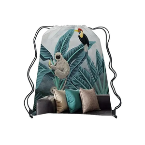 Photo of 16" X 18" Full Color Canvas Drawstring Backpack