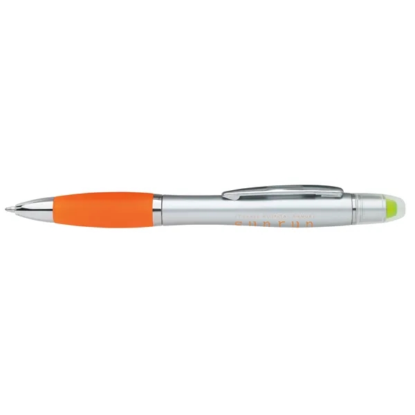 Orange/Black Ink color option for Silver Ion Wax Gel Highlighter Pen