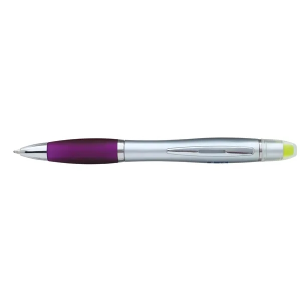 Purple/Black Ink color option for Silver Ion Wax Gel Highlighter Pen