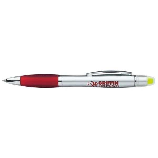 Red/Black Ink color option for Silver Ion Wax Gel Highlighter Pen