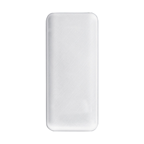 White color option for Janesville Mega 2.1 Fabric Texture Power Bank