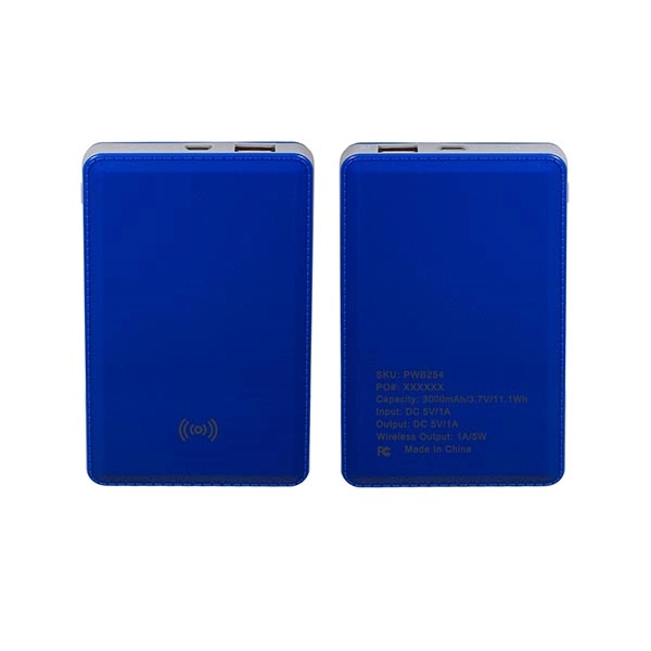 Blue color option for Phase Wireless Power Bank