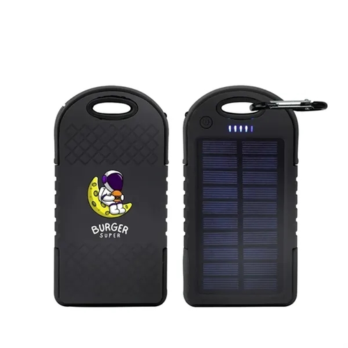 Main photo of 4000 Mah Solar Power Bank With Carabiner