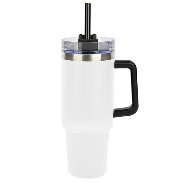 White color option for 40 Oz Stainless Steel Tumbler