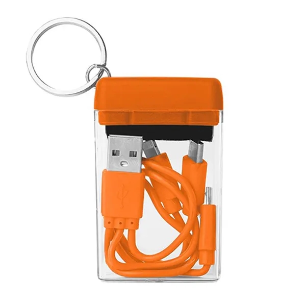 Orange color option for 4 In 1 Charging Cable With Screen Cleaner