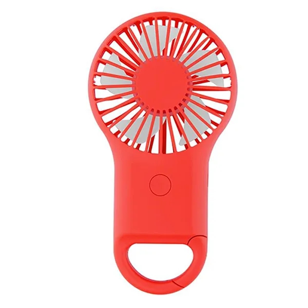 Red color option for Handheld Fan With Carabiner
