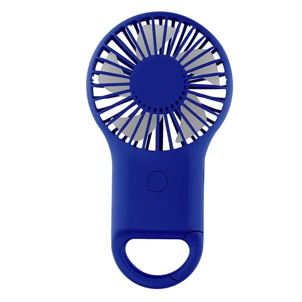 Royal Blue color option for Handheld Fan With Carabiner