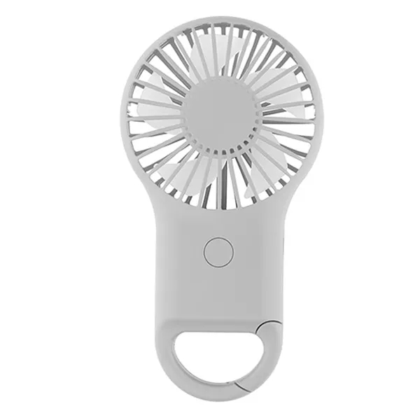 White color option for Handheld Fan With Carabiner