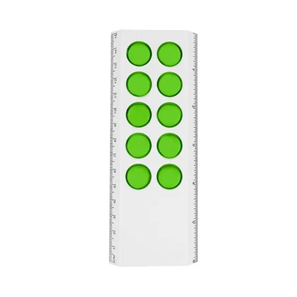 Lime Green color option for 6" Push Pop Ruler