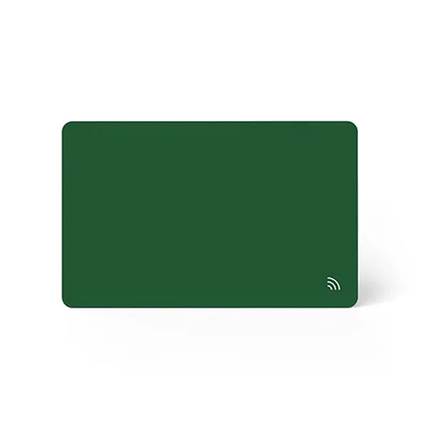 Green color option for Full Color Pvc Digital Business Card