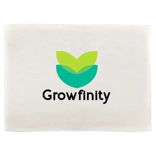 White color option for 15" X 18" Microfiber Rally Towel