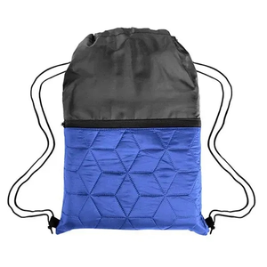 Photo of Polyester Quilted Drawstring Bag